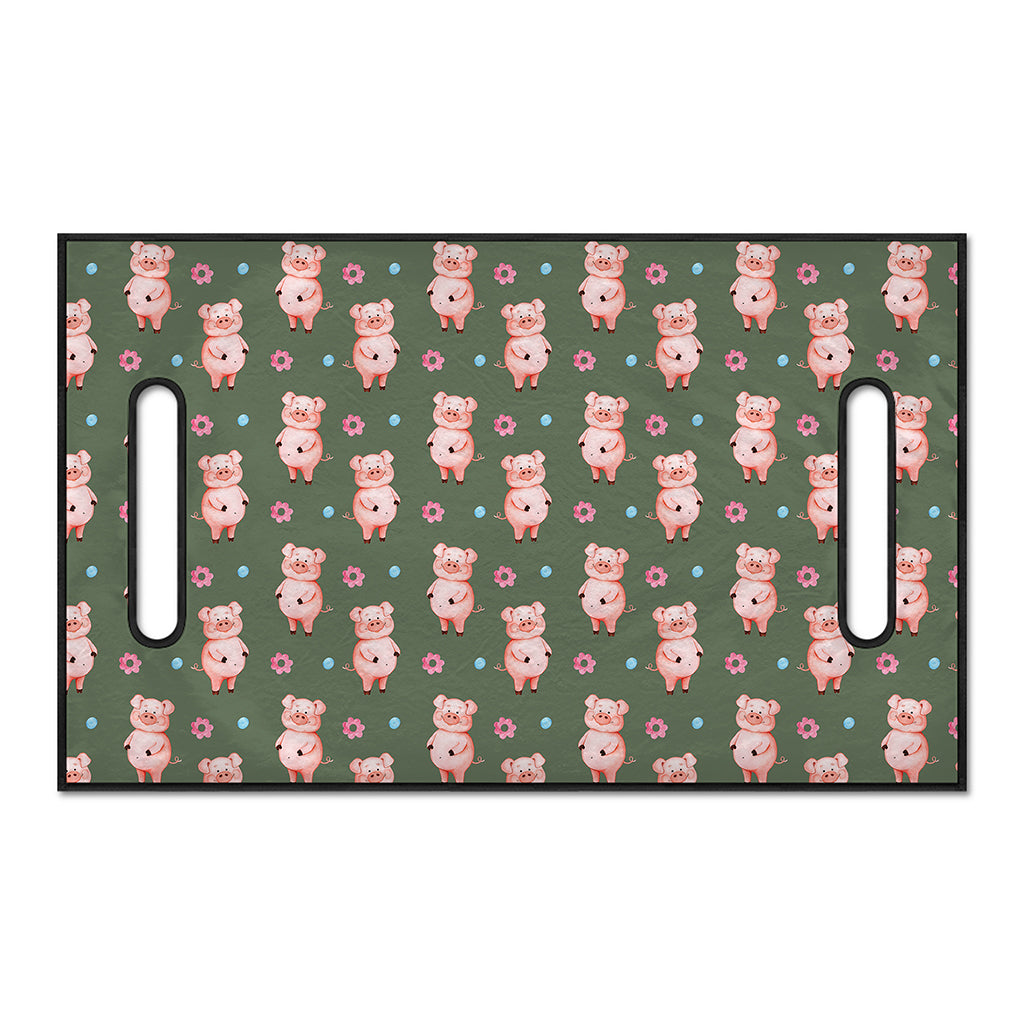 Vintage Pink Pig Pattern Print Golf Cart Seat Cover