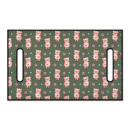 Vintage Pink Pig Pattern Print Golf Cart Seat Cover