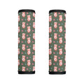 Vintage Pink Pig Pattern Print Handle Covers