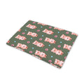 Vintage Pink Pig Pattern Print Pet Cooling Mat Cover