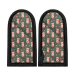 Vintage Pink Pig Pattern Print Skillet Handle Cover