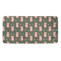 Vintage Pink Pig Pattern Print Towel