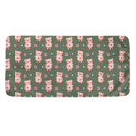 Vintage Pink Pig Pattern Print Towel
