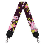 Vintage Pink Rose Floral Pattern Print Bag Strap