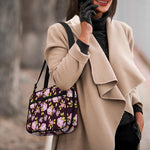 Vintage Pink Rose Floral Pattern Print Double Strap Bible Bag