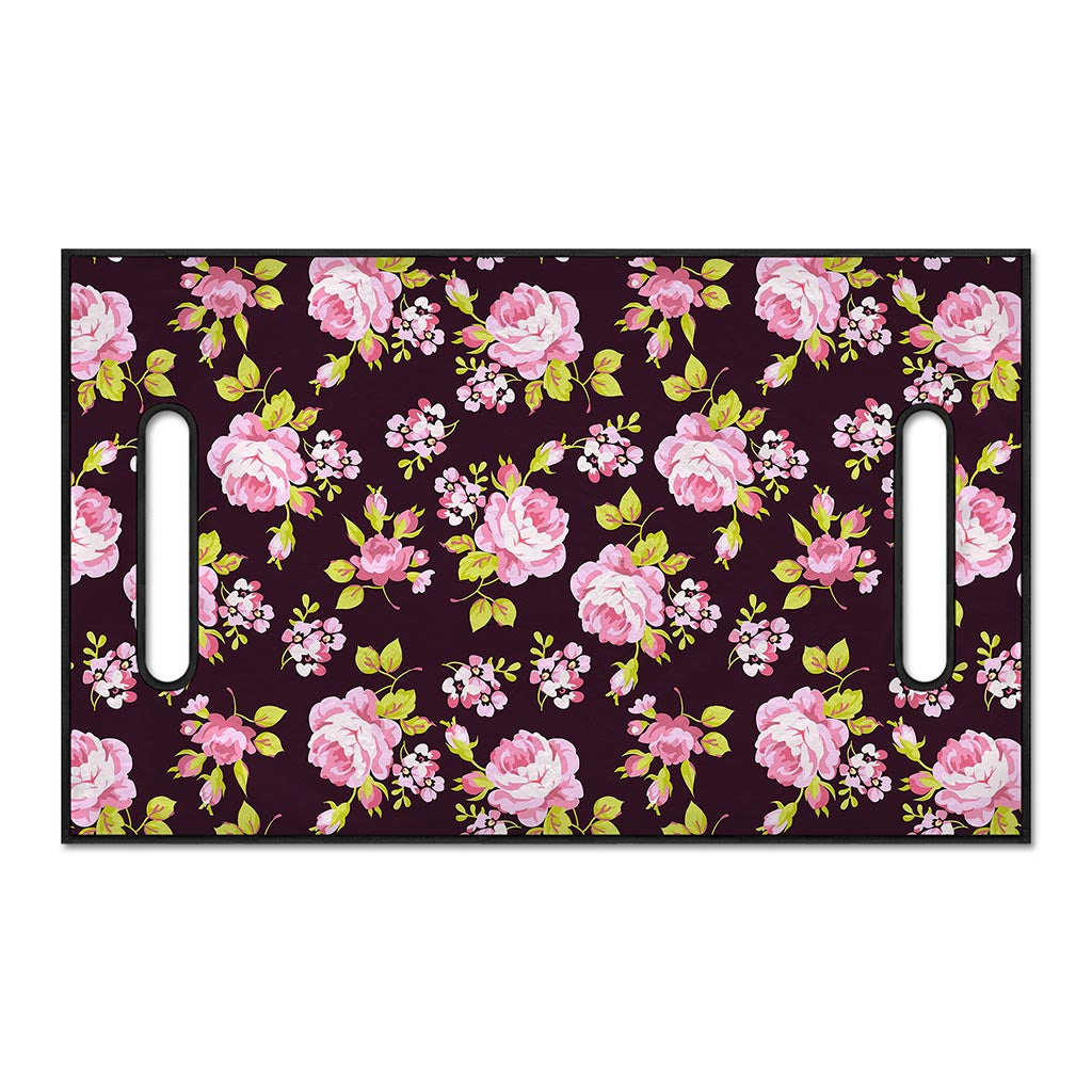 Vintage Pink Rose Floral Pattern Print Golf Cart Seat Cover