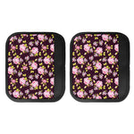 Vintage Pink Rose Floral Pattern Print Handle Covers