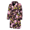 Vintage Pink Rose Floral Pattern Print Men's Bathrobe