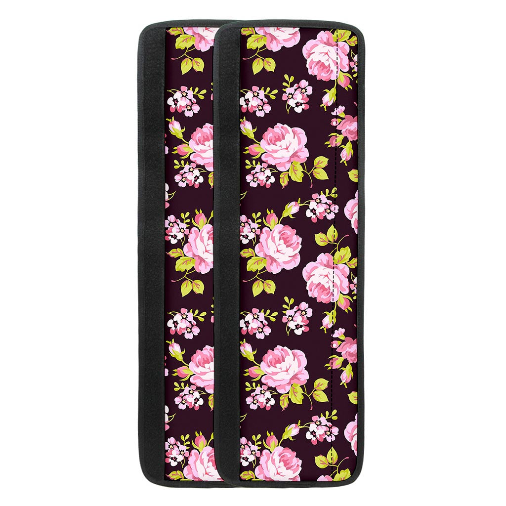 Vintage Pink Rose Floral Pattern Print Refrigerator Handle Covers