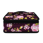 Vintage Pink Rose Floral Pattern Print Small Lunch Bag