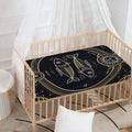 Vintage Pisces Zodiac Sign Print Baby Crib Sheet