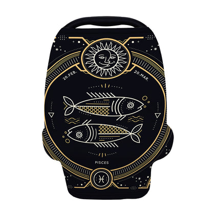 Vintage Pisces Zodiac Sign Print Baby Seat Cover