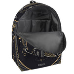 Vintage Pisces Zodiac Sign Print Backpack