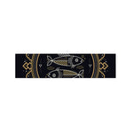 Vintage Pisces Zodiac Sign Print Bed Runner