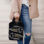 Vintage Pisces Zodiac Sign Print Bible Tote Bag