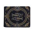 Vintage Pisces Zodiac Sign Print Bifold Wallet