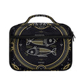 Vintage Pisces Zodiac Sign Print Briefcase Bible Bag