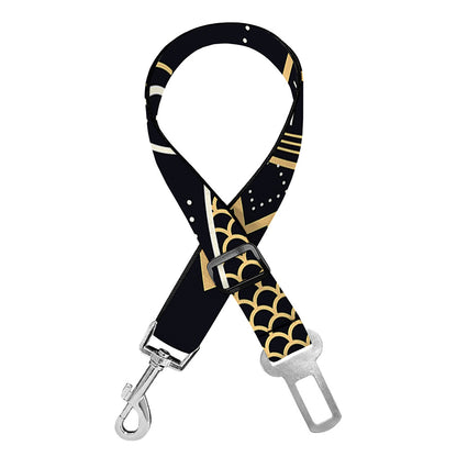 Vintage Pisces Zodiac Sign Print Dog Seat Belt