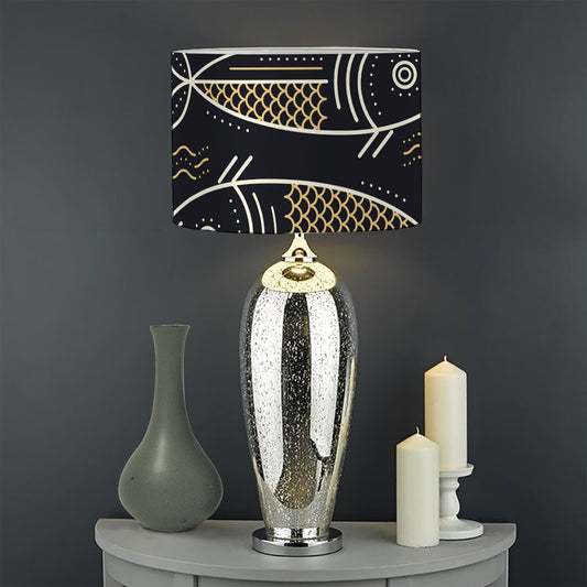 Vintage Pisces Zodiac Sign Print Drum Lamp Shade