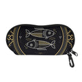 Vintage Pisces Zodiac Sign Print Glasses Case