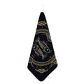Vintage Pisces Zodiac Sign Print Hand Towel