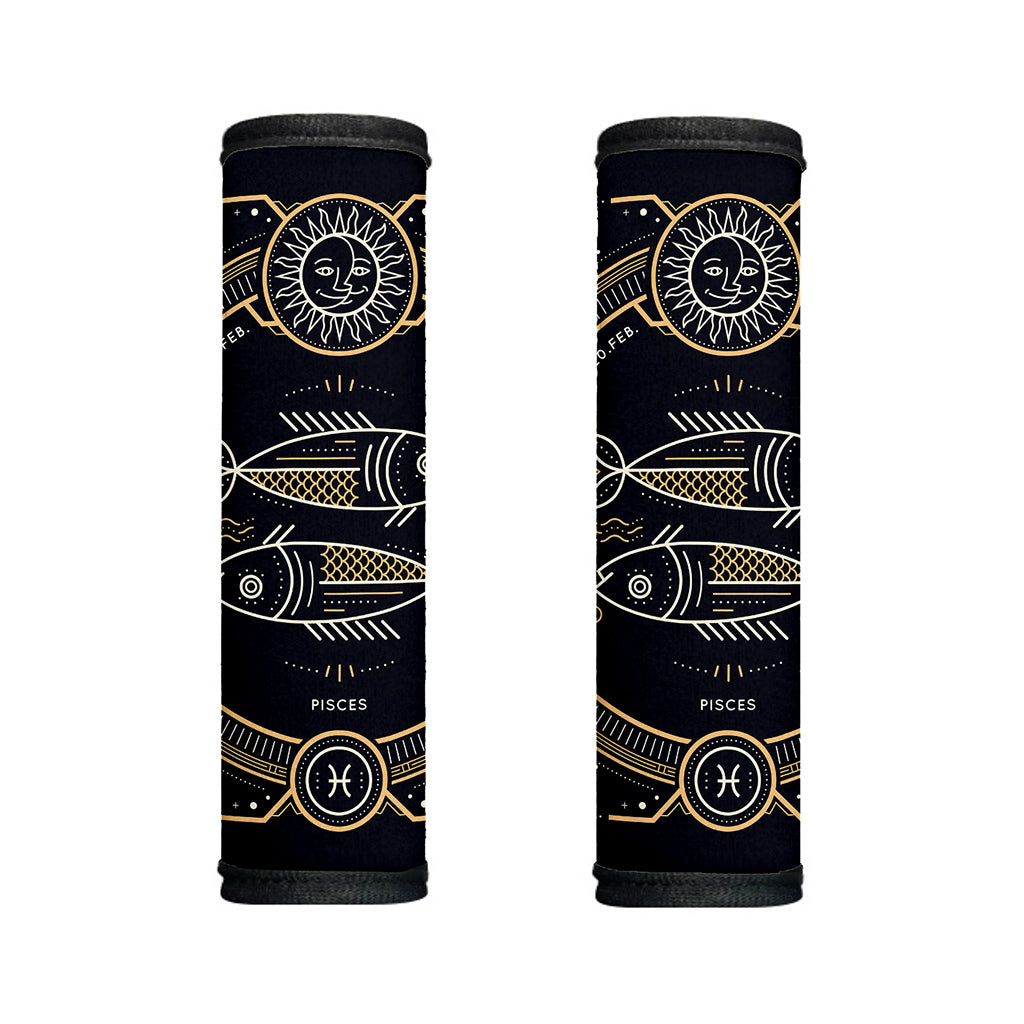 Vintage Pisces Zodiac Sign Print Handle Covers