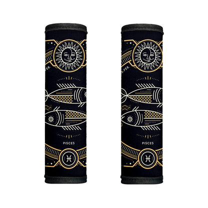 Vintage Pisces Zodiac Sign Print Handle Covers