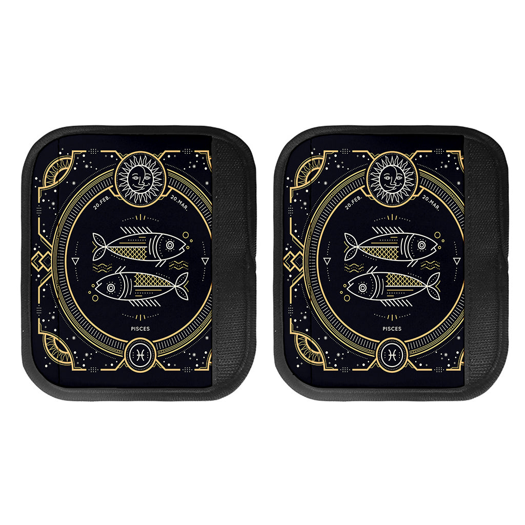 Vintage Pisces Zodiac Sign Print Handle Covers