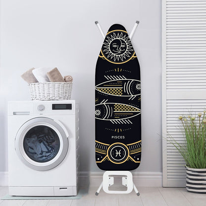 Vintage Pisces Zodiac Sign Print Ironing Board Cover