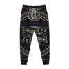 Vintage Pisces Zodiac Sign Print Jogger Pants