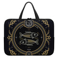 Vintage Pisces Zodiac Sign Print Laptop Sleeve With Handle