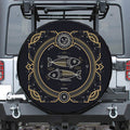 Vintage Pisces Zodiac Sign Print Leather Spare Tire Cover