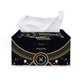 Vintage Pisces Zodiac Sign Print Leather Tissue Box Cover