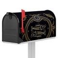 Vintage Pisces Zodiac Sign Print Mailbox Cover