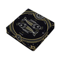 Vintage Pisces Zodiac Sign Print Outdoor Seat Cushion Cover