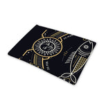 Vintage Pisces Zodiac Sign Print Pet Cooling Mat Cover
