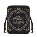 Vintage Pisces Zodiac Sign Print Rectangular Crossbody Bag