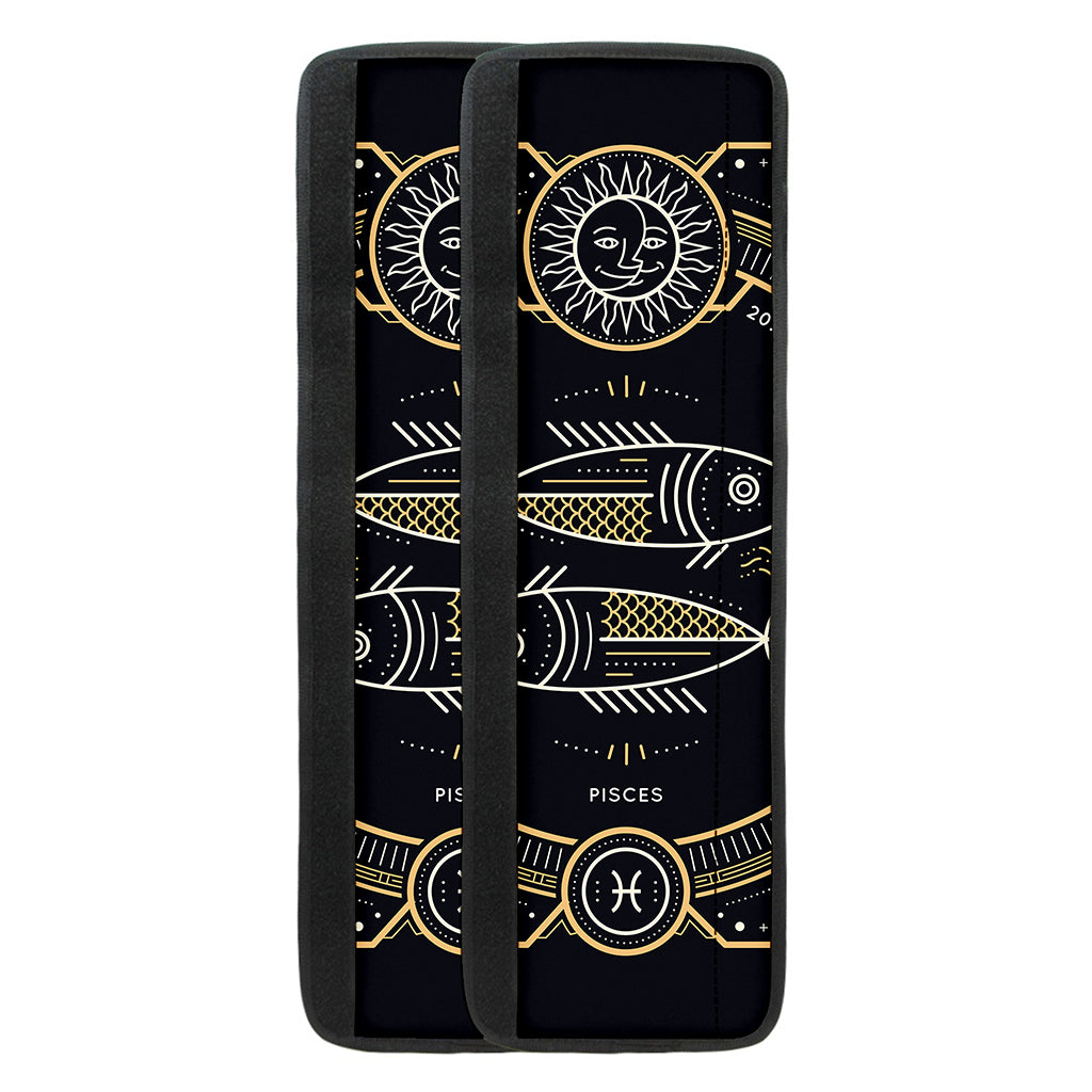 Vintage Pisces Zodiac Sign Print Refrigerator Handle Covers
