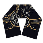 Vintage Pisces Zodiac Sign Print Scarf
