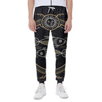 Vintage Pisces Zodiac Sign Print Scuba Joggers
