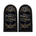 Vintage Pisces Zodiac Sign Print Skillet Handle Cover