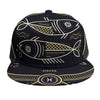 Vintage Pisces Zodiac Sign Print Snapback Cap