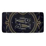 Vintage Pisces Zodiac Sign Print Towel