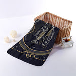 Vintage Pisces Zodiac Sign Print Towel
