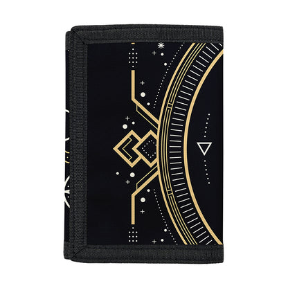 Vintage Pisces Zodiac Sign Print Trifold Wallet