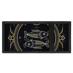 Vintage Pisces Zodiac Sign Print Trifold Wallet