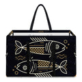 Vintage Pisces Zodiac Sign Print Utility Tote Bag