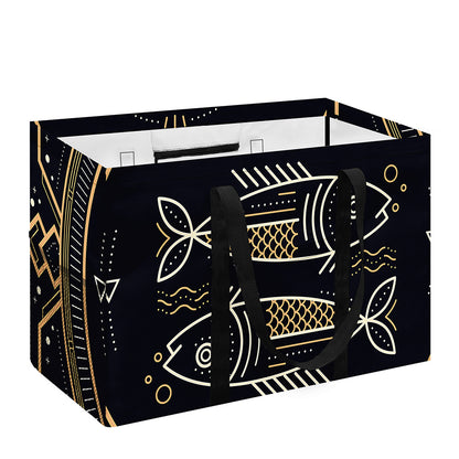 Vintage Pisces Zodiac Sign Print Utility Tote Bag