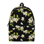 Vintage Plumeria Flower Pattern Print Backpack