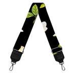 Vintage Plumeria Flower Pattern Print Bag Strap